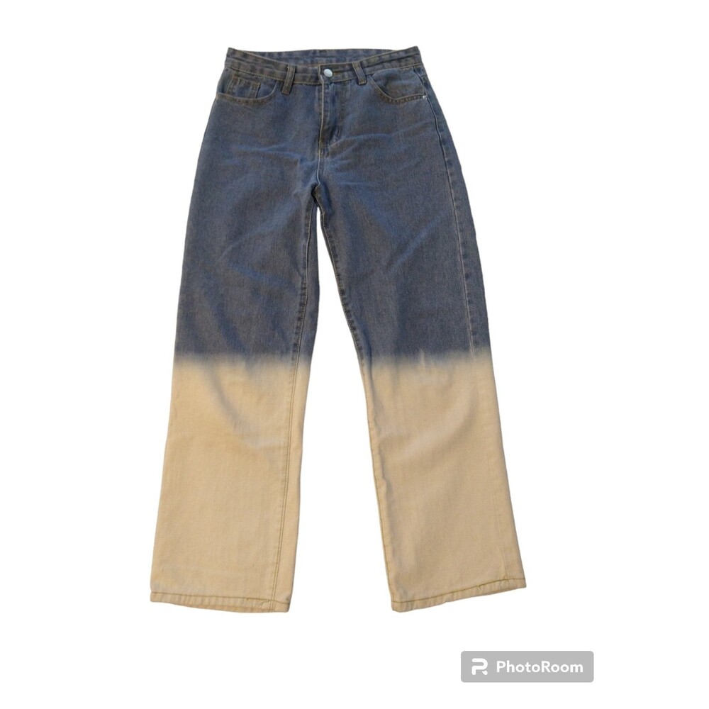 Tie dye baggy fit size medium jeans Boho Y2K Hippie